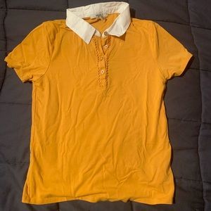 Dark yellow collared shirt